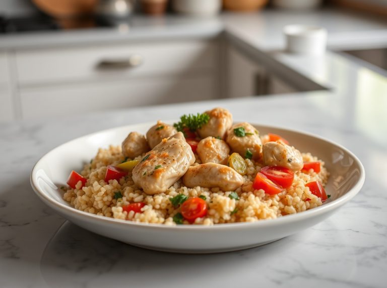 Delicious Gordon Ramsay Chicken Couscous Recipe prepared in a Cookeo.