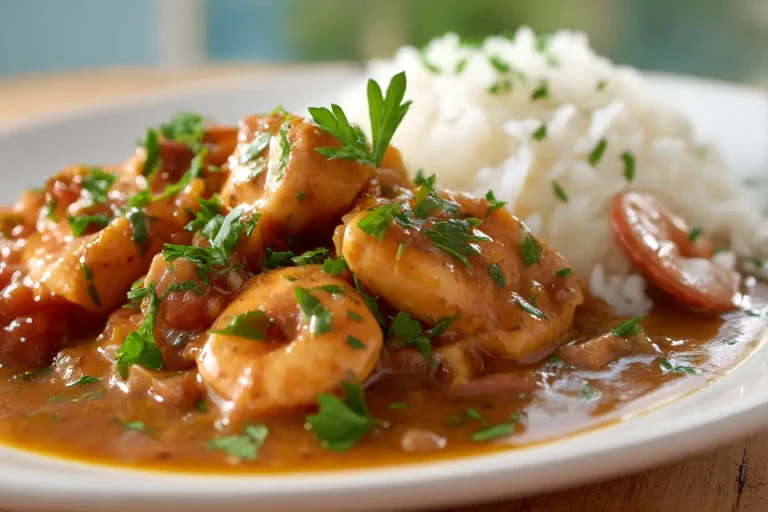 Gordon Ramsay's Chicken Étouffée, rich and flavorful