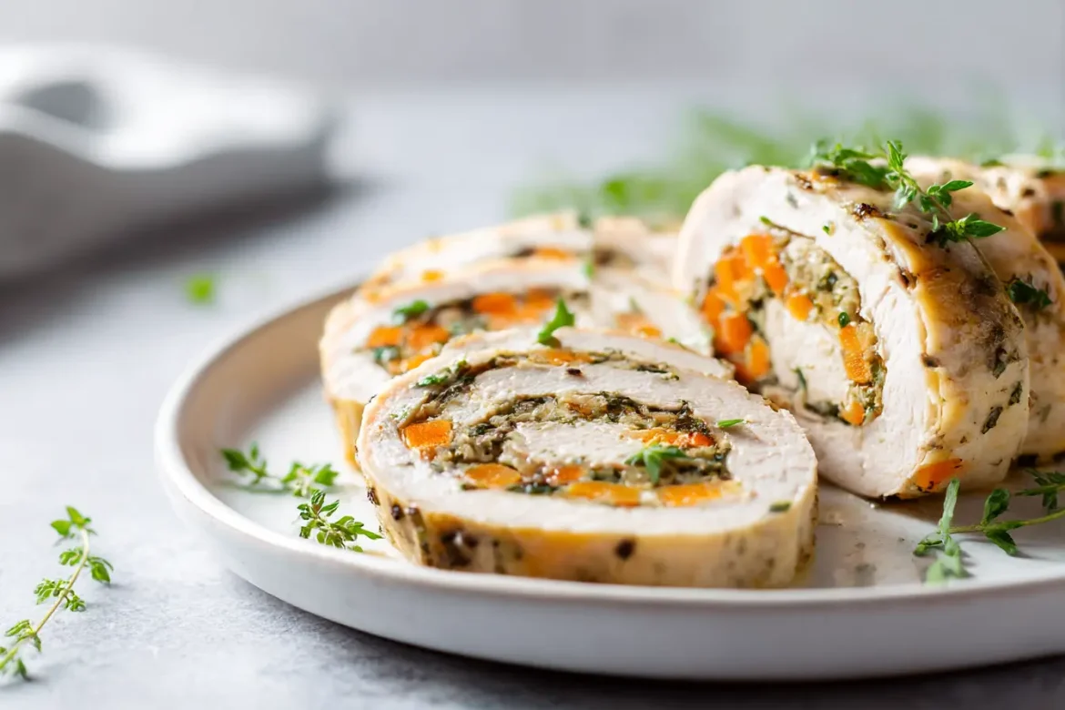 Gordon Ramsay Chicken Galantine Recipe Gordon Ramsay Chicken Galantine, beautifully presented and flavorful
