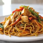 Gordon Ramsay's Chicken Lo Mein, a delicious stir-fried noodle dish.