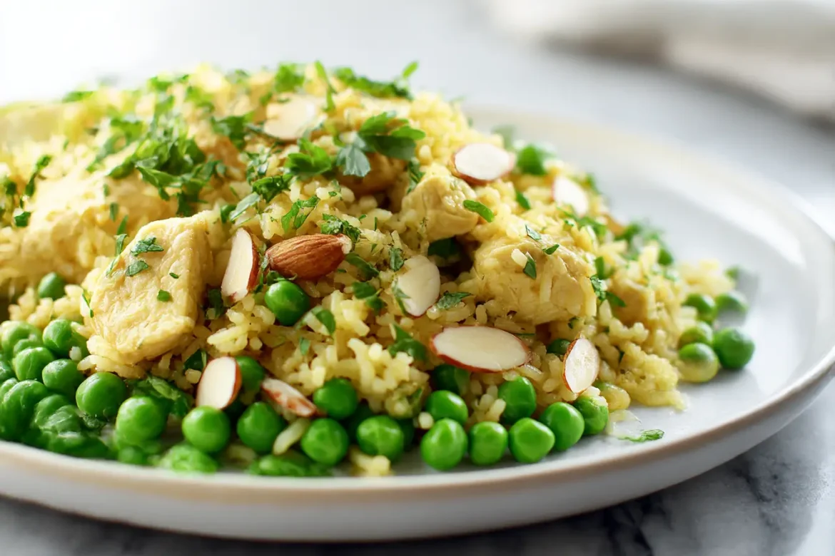 Gordon Ramsay's Chicken Pilaf, rich in flavors and colors.