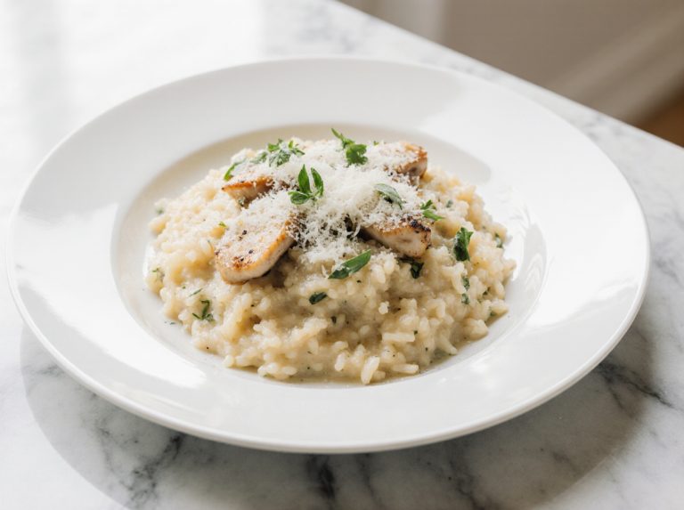 Gordon Ramsay's Chicken Risotto cooked in the Cookeo, creamy and flavorful.