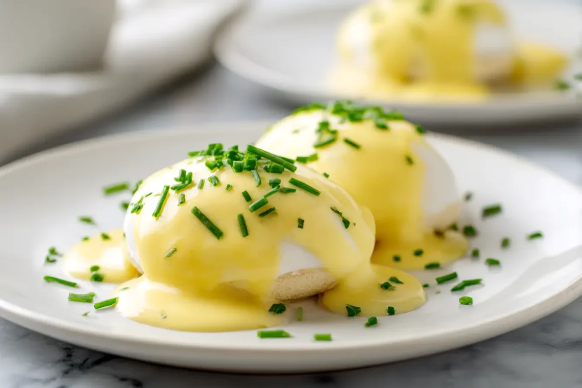 Gordon Ramsay's hollandaise sauce, smooth and creamy
