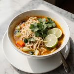 Gordon Ramsay's Vietnamese noodle soup recipe made in the Cookeo, bursting with flavors.