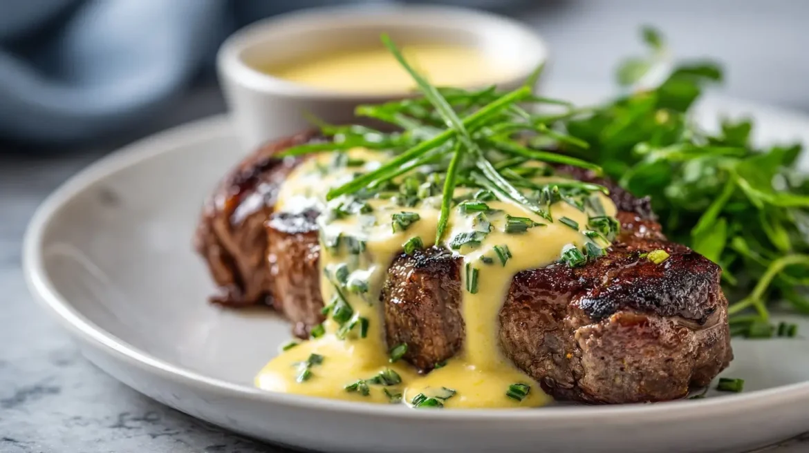 Gordon Ramsay's classic Béarnaise sauce, creamy and rich