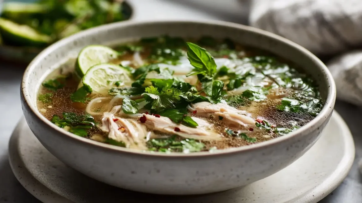 Gordon Ramsay Chicken Pho Recipe Gordon Ramsay's chicken pho, a flavorful Vietnamese dish.