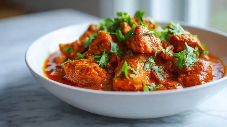 Delicious Gordon Ramsay Chicken Vindaloo, a spicy Indian curry dish that tantalizes the taste buds.