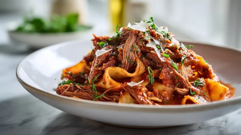 Gordon Ramsay's duck ragu, rich and flavorful