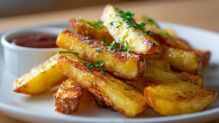 Gordon Ramsay's homemade oven chips are crispy and delicious.
