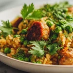 Gordon Ramsay's sausage rice, a flavorful and hearty dish
