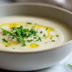Gordon Ramsay's delicious cauliflower soup, creamy and comforting.