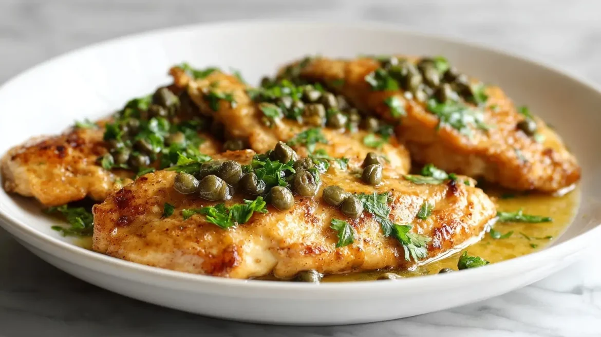 Gordon Ramsay Chicken Piccata Recipe Delicious Gordon Ramsay Chicken Piccata served with a lemony sauce