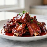 Gordon Ramsay's braised short ribs, tender and flavorful.